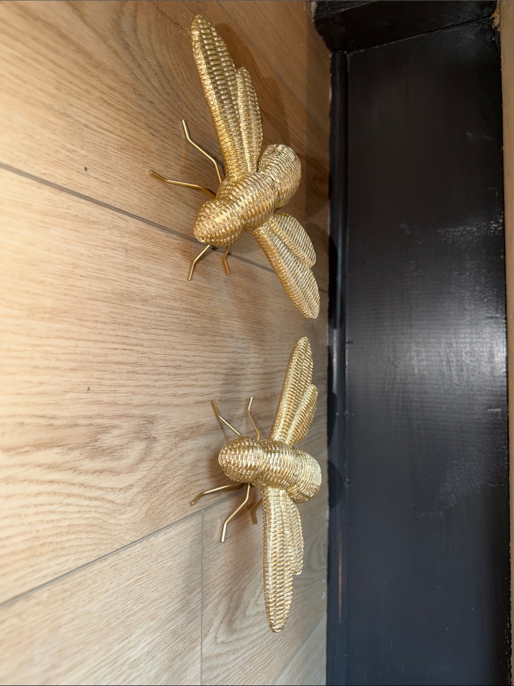 Gold Bee Tabletop Decor - Decorative Metallic Bee Set